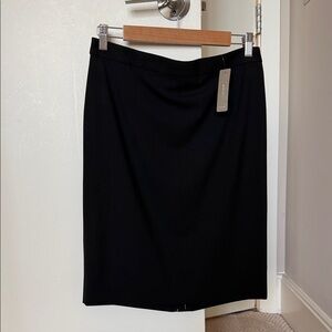 J. Crew Elegant Black Pencil Skirt